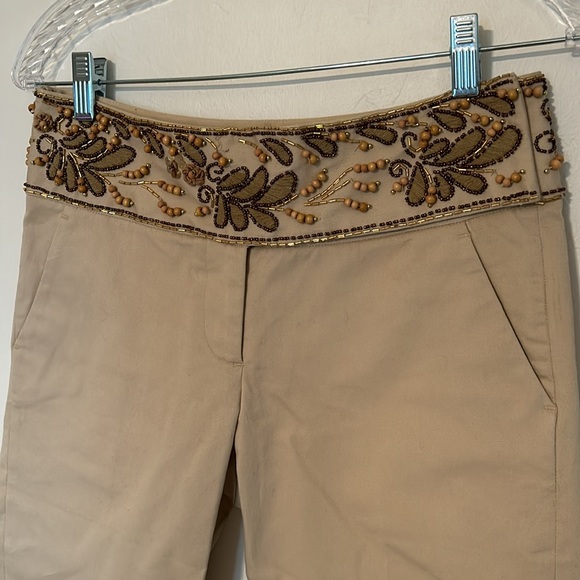 🎈3/$25🎈Robert Rodriguez Embellished Waist Capris - Picture 2 of 10